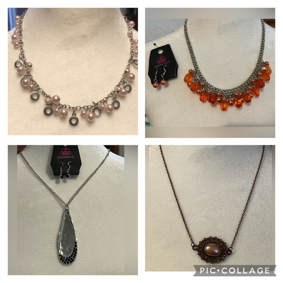 paparazzi Jewelry - 4 Necklace Bundle